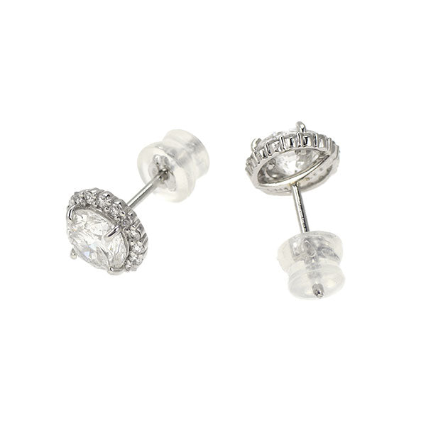 新品 Pt950/ Pt900 ダイヤモンド ピアス 2.023ct E/F SI2 G D0.26ct【エスコレ】スタッド