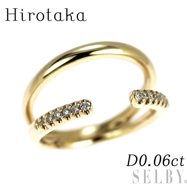 Hirotaka/ヒロタカ K10YG ダイヤモンド リング 0.06ct