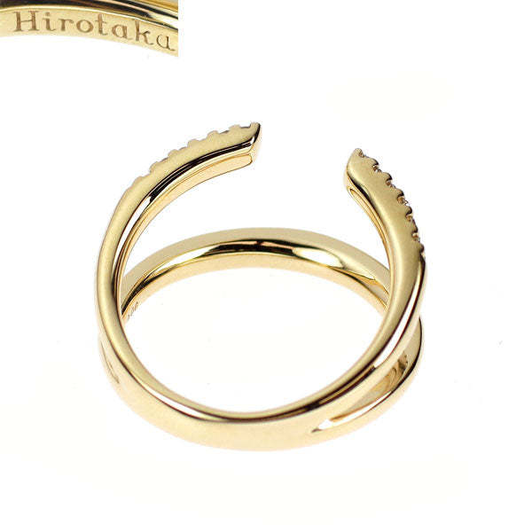 Hirotaka/ヒロタカ K10YG ダイヤモンド リング 0.06ct
