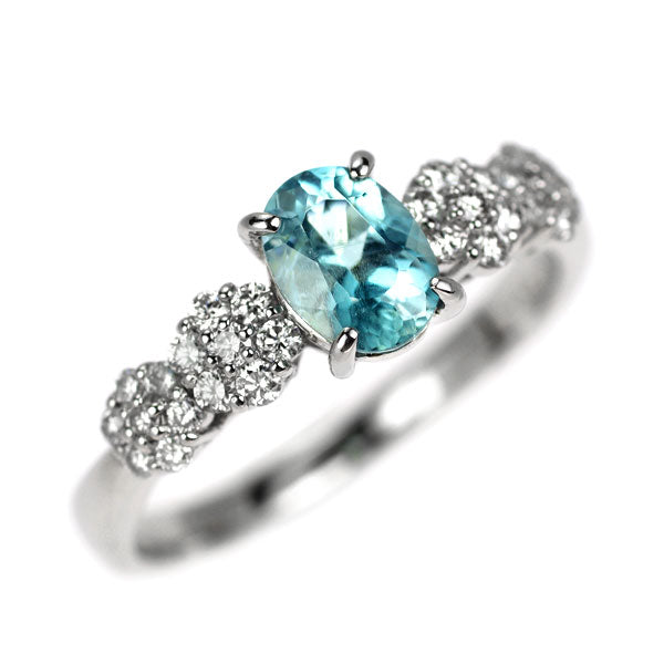 希少 Pt900 グランディディエライト ダイヤモンド リング 0.69ct D0.29ct