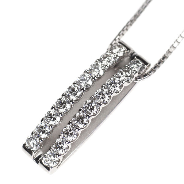 K18WG ダイヤモンド ペンダントネックレス 0.60ct