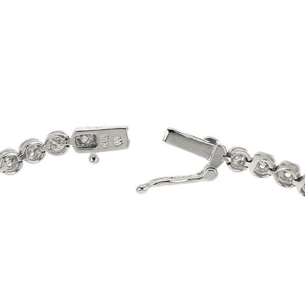 K18WG ダイヤモンド テニスブレスレット 1.40ct