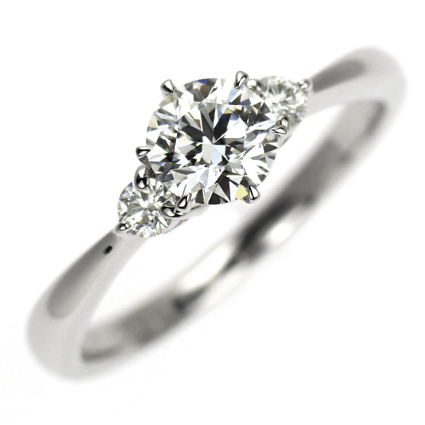 Pt900 ダイヤモンド リング 0.501ct E VS1 3EXHC D0.10ct