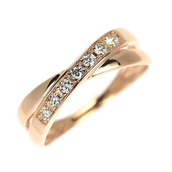 K10PG ダイヤモンド リング 0.15ct