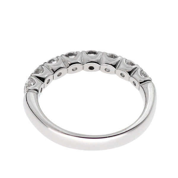 ポンテヴェキオ Pt900 ダイヤモンド リング 0.70ct ハーフエタニティ