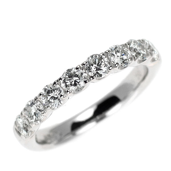 ポンテヴェキオ Pt900 ダイヤモンド リング 0.70ct ハーフエタニティ