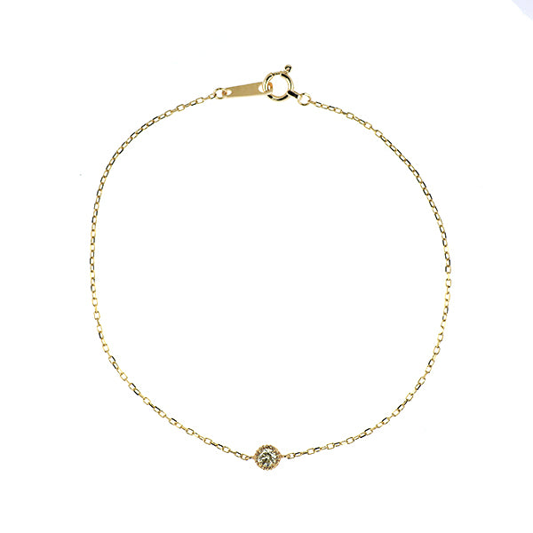 K10YG ダイヤモンド ブレスレット 0.05ct