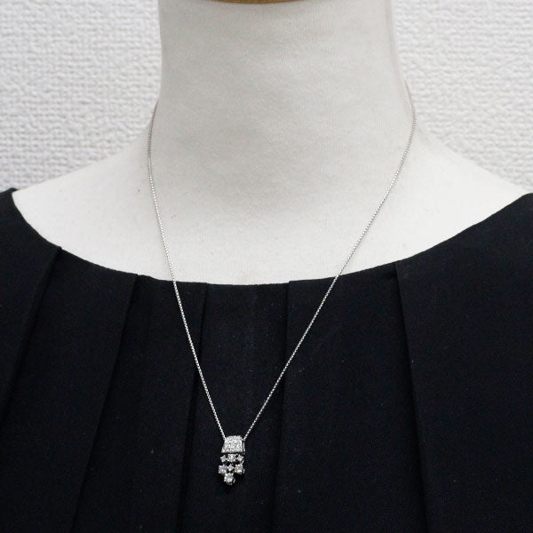 Pt900/ Pt850 ダイヤモンド ペンダントネックレス 0.73ct