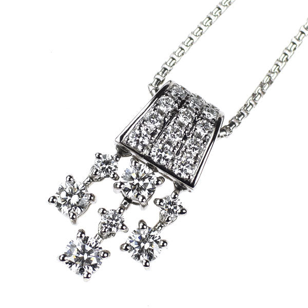 Pt900/ Pt850 ダイヤモンド ペンダントネックレス 0.73ct