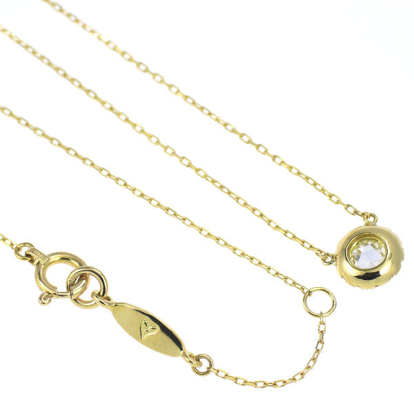 アーカー/ahkah K18YG ダイヤモンド ペンダントネックレス 0.20ct ヴィヴィアンローズ