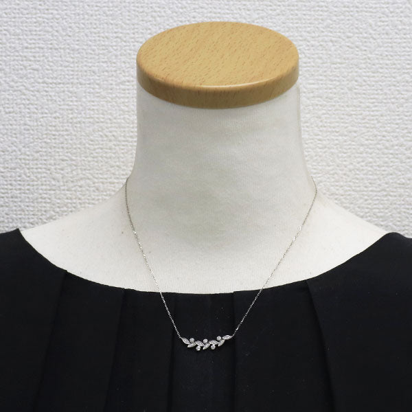 Pt900/ Pt850 ダイヤモンド ペンダントネックレス 0.20ct