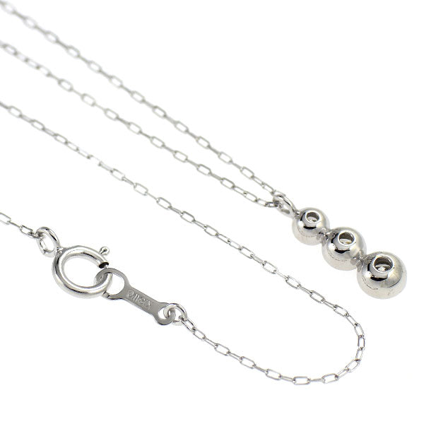 K18WG ダイヤモンド ペンダントネックレス 0.15ct