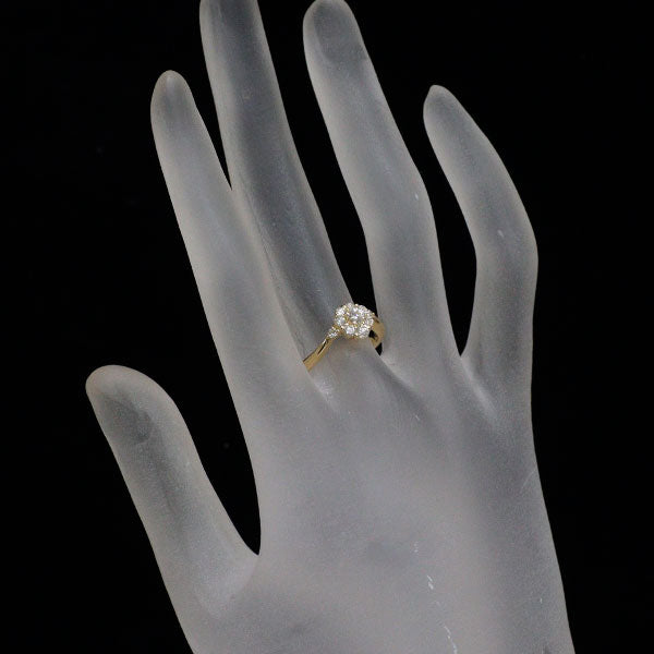 ロイヤルアッシャー K18YG ダイヤモンド リング 0.43ct