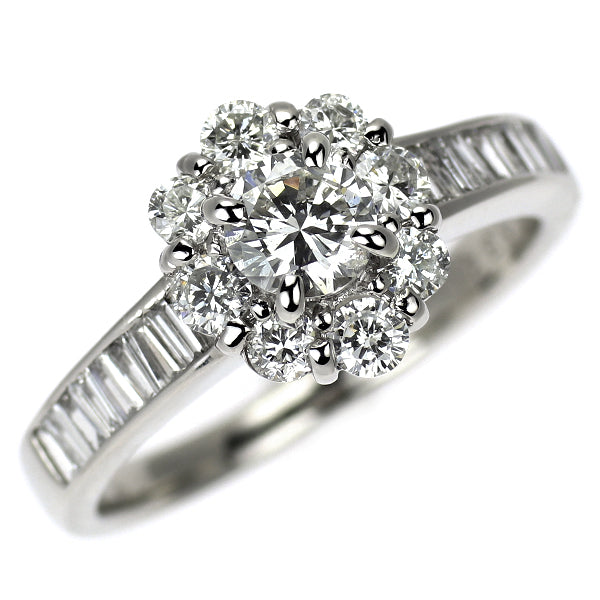 Pt900 ダイヤモンド リング 0.320ct D0.68ct