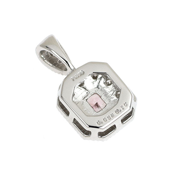 Pt950 天然ピンクダイヤモンド ペンダントトップ 0.098ct FBP SI2 D0.10ct