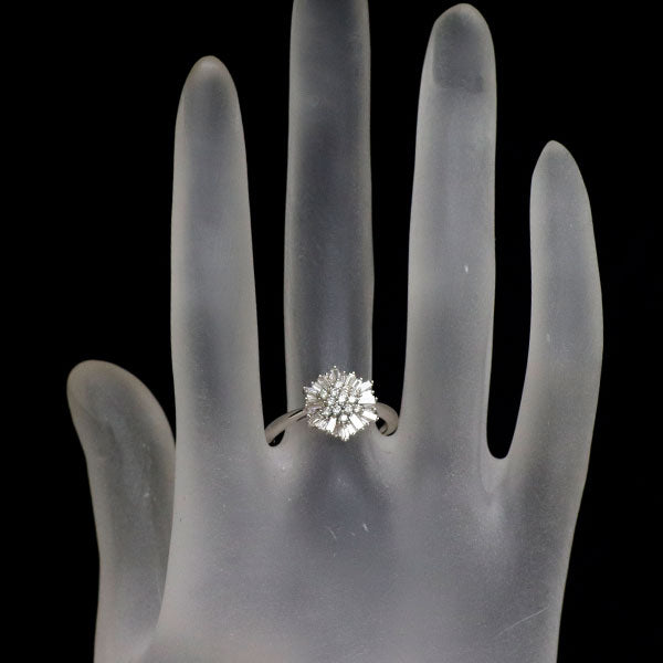 K18WG ダイヤモンド リング 0.43ct