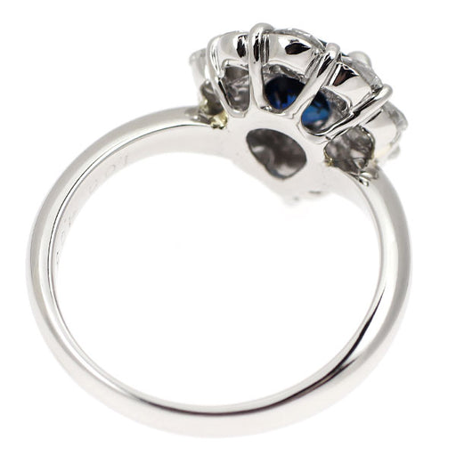 Pt900 サファイア ダイヤモンド リング 1.05ct D1.00ct — セルビー