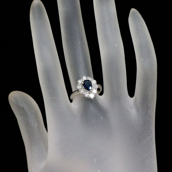 Pt900 サファイア ダイヤモンド リング 1.05ct D1.00ct — セルビー