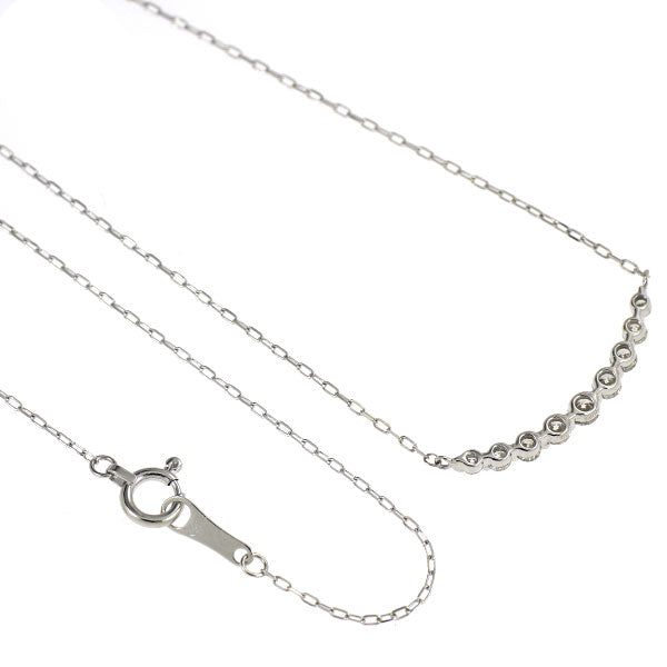 K18WG ダイヤモンド ペンダントネックレス 0.30ct