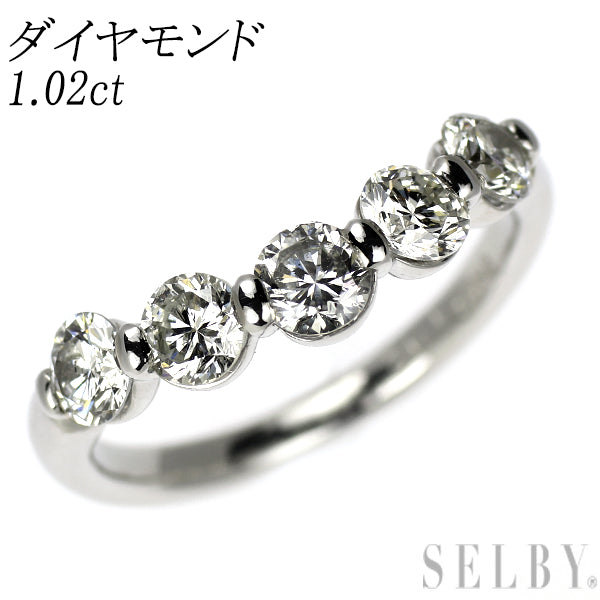Pt900 ダイヤモンド リング 1.02ct