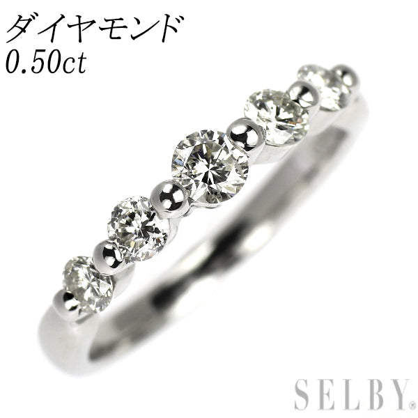 Pt900 ダイヤモンド リング 0.50ct