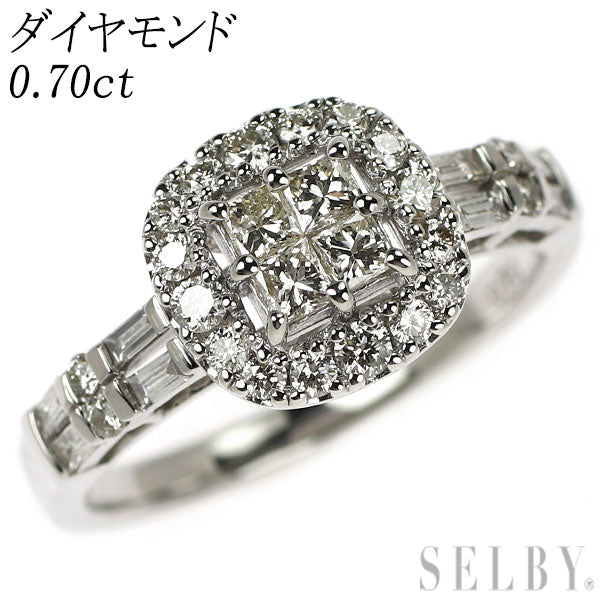 Pt900 ダイヤモンド リング 0.70ct
