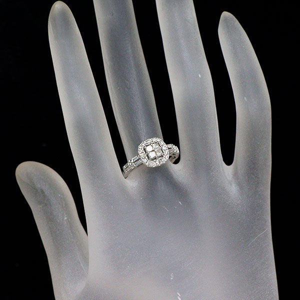 Pt900 ダイヤモンド リング 0.70ct