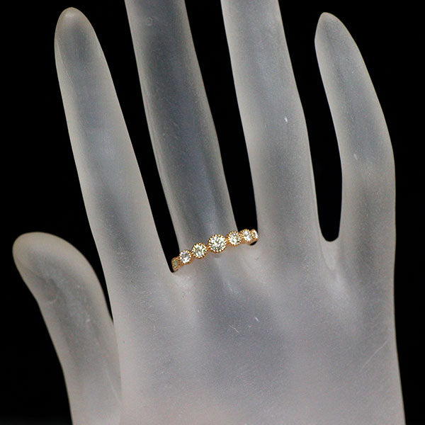 K18PG ダイヤモンド リング 0.50ct