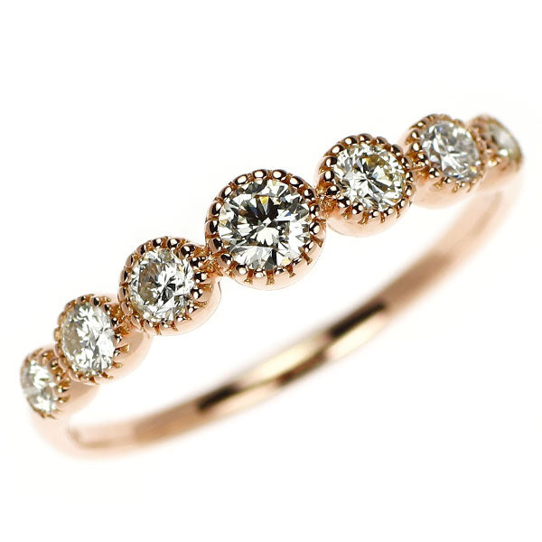 K18PG ダイヤモンド リング 0.50ct