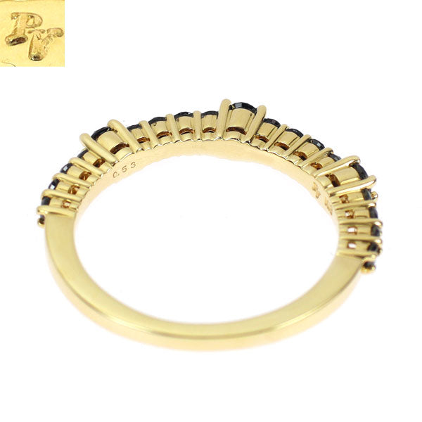 ポンテヴェキオ K18YG ブラックダイヤモンド リング 0.53ct