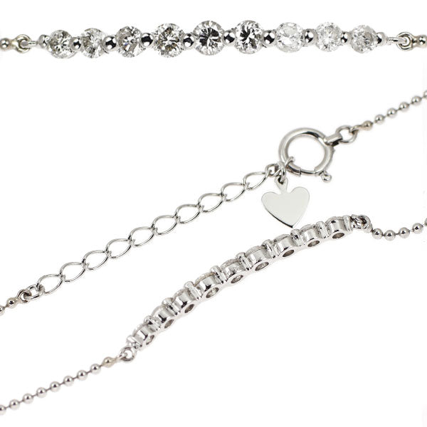 Pt900/ Pt850 ダイヤモンド ブレスレット 0.50ct