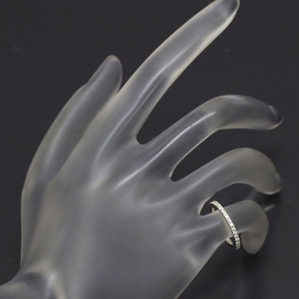 K18WG ダイヤモンド リング 0.26ct ピンキー フルエタニティ