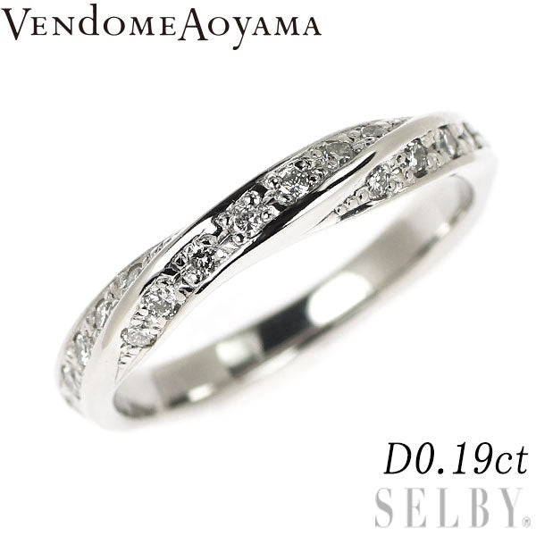 ヴァンドーム青山 Pt950 ダイヤモンド リング 0.19ct