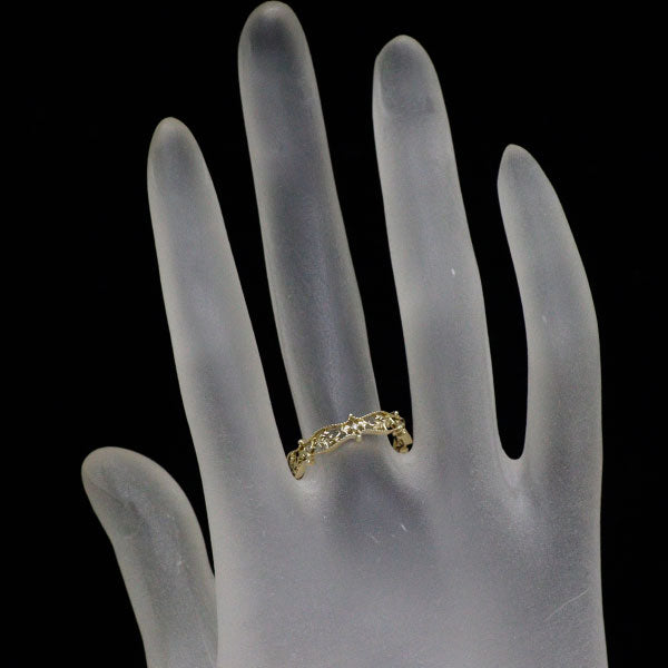 アガット K10YG ダイヤモンド リング 0.005ct