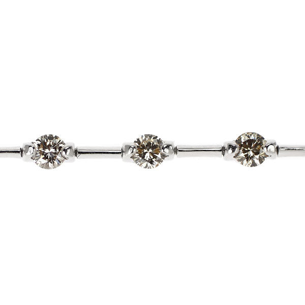 K18WG ダイヤモンド ブレスレット 2.00ct