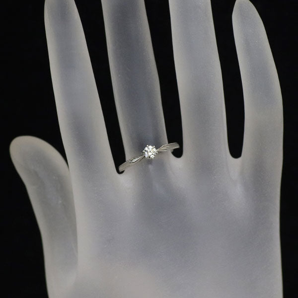 アガット/agete Pt900 ダイヤモンド リング 0.207ct