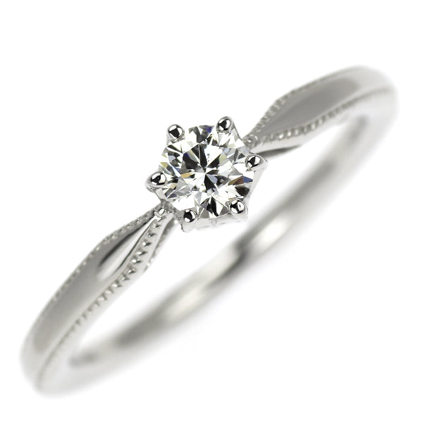 アガット/agete Pt900 ダイヤモンド リング 0.207ct