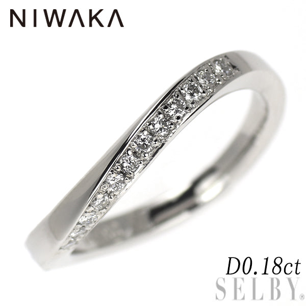 俄 Pt900 ダイヤモンド ダイヤモンド リング 0.18ct 凛