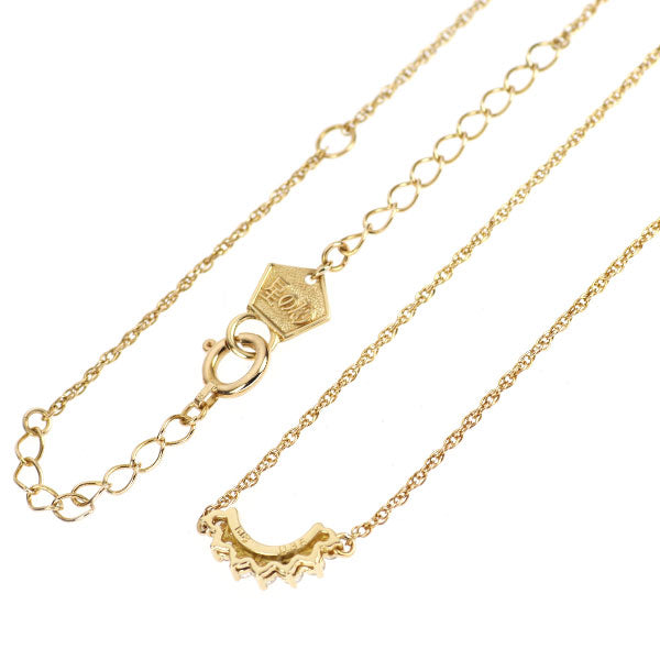 星の砂 K18YG ダイヤモンド ペンダントネックレス 0.36ct