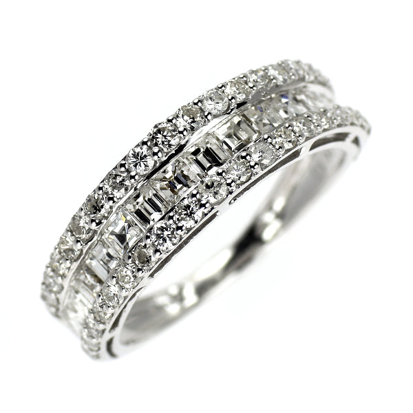 K18WG ダイヤモンド リング 1.00ct