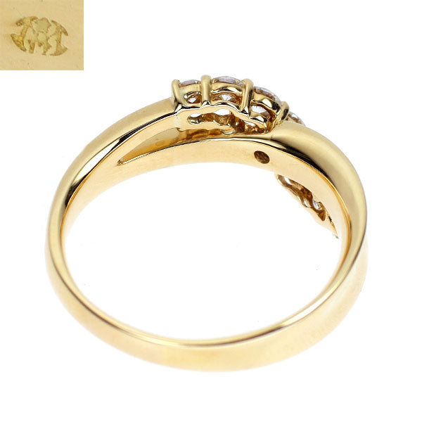モニッケンダム K18YG ダイヤモンド リング 0.45ct