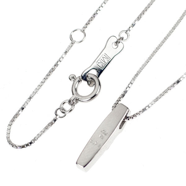 ミッシェルクラン K18WG ルビー ダイヤモンド ペンダントネックレス D0.05ct