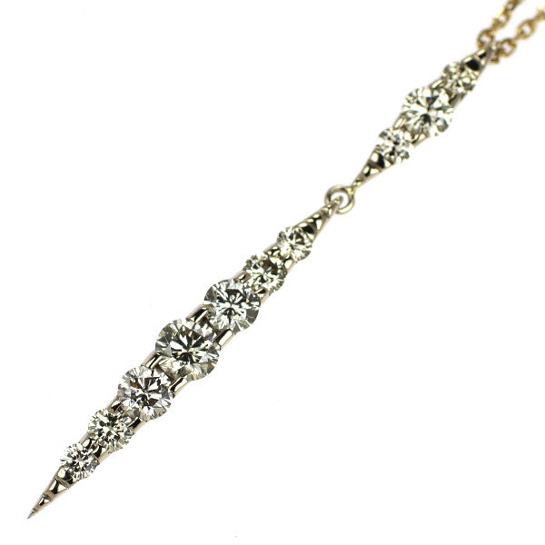 カシケイ K18BG ブラウンダイヤモンド ペンダントネックレス 1.00ct ネイキッド