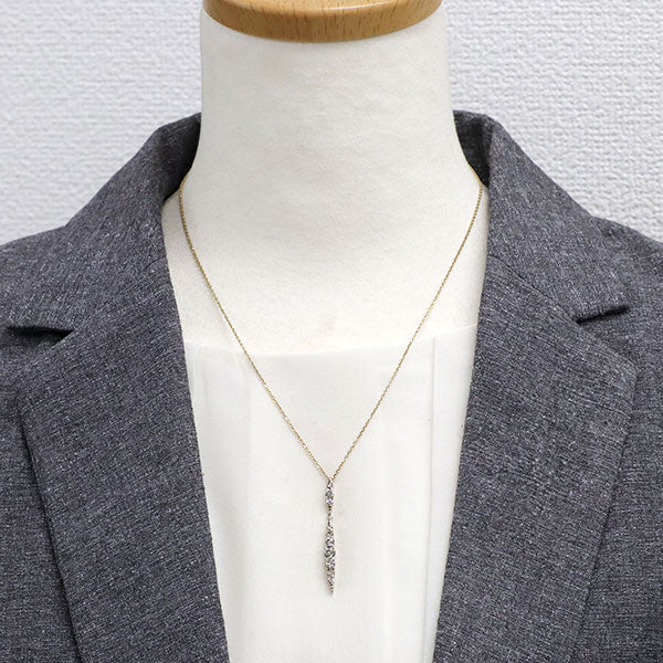 カシケイ K18BG ブラウンダイヤモンド ペンダントネックレス 1.00ct ネイキッド