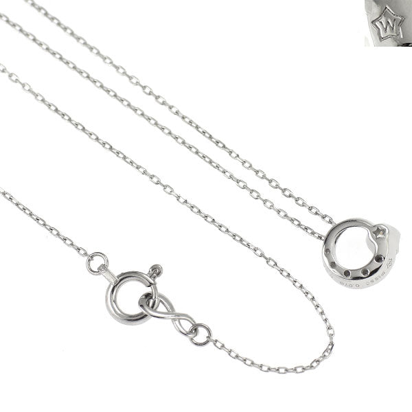 wish upon a star Pt950/ Pt850 ダイヤモンド ペンダントネックレス 0.070ct D0.04ct