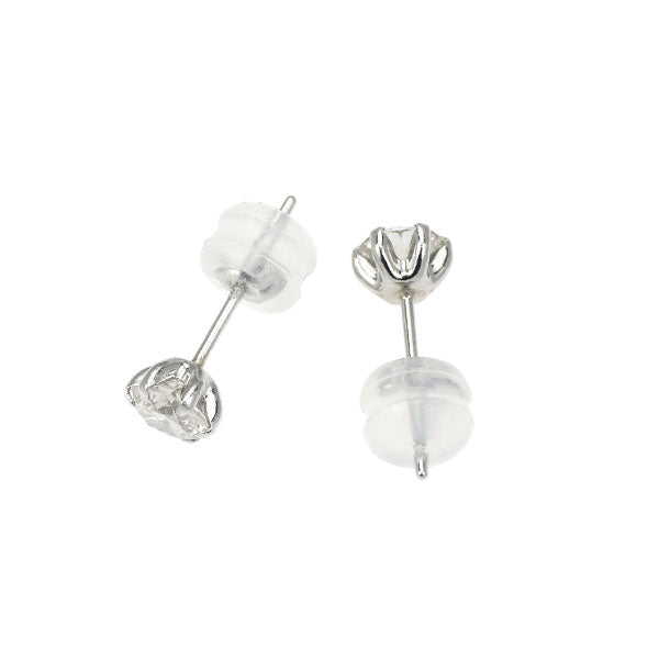 新品 Pt900 ダイヤモンド ピアス 0.607ct Faint Brown VS1 EX
