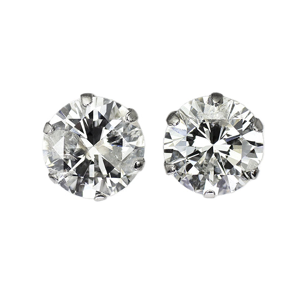新品 Pt900 ダイヤモンド ピアス 1.629ct G/H I1 G