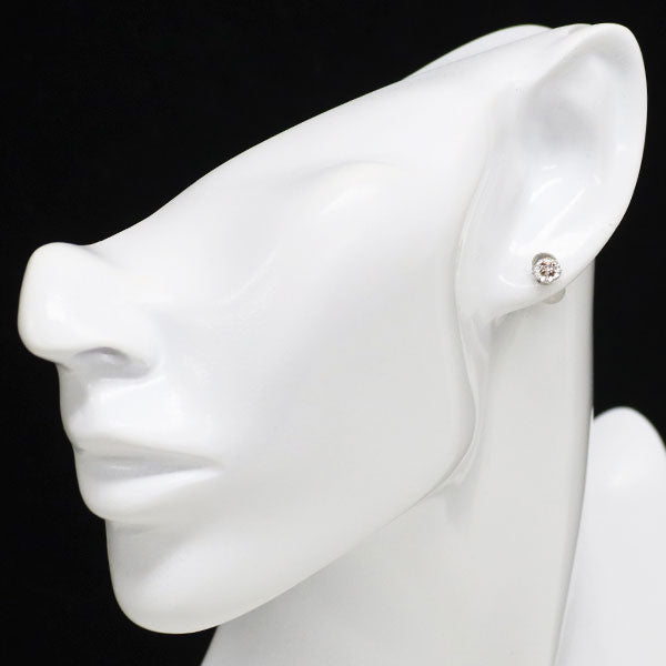 新品 希少 Pt900 天然ピンク ダイヤモンド ピアス 0.086ct FLPP SI2 D0.14ct