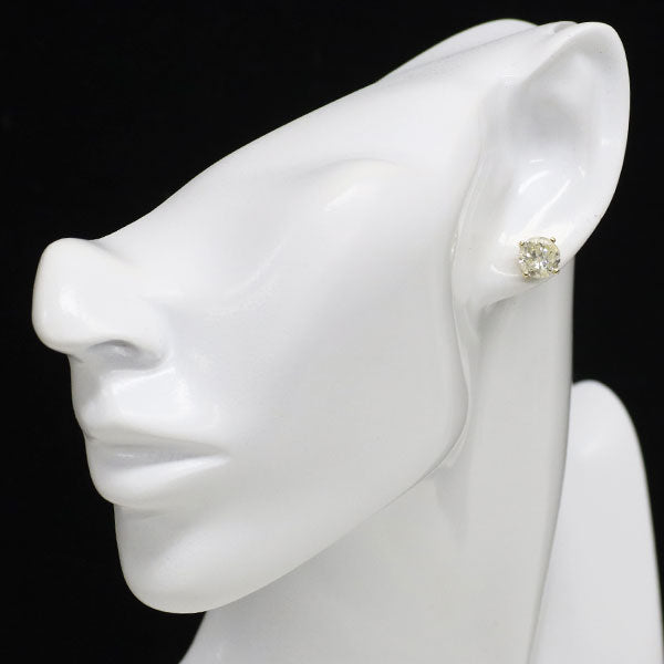 新品 K18YG ダイヤモンド ピアス 4.052ct M I1-2 Fair