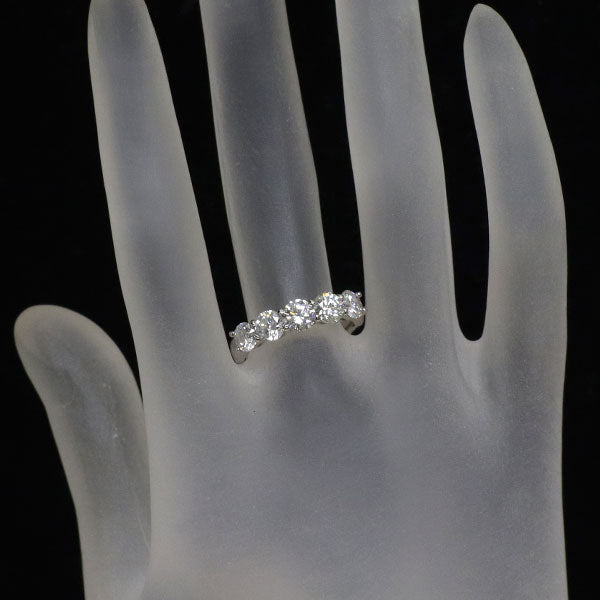 新品 Pt900 ダイヤモンド リング 1.738ct F-G SI2 VGHC-VG 一文字